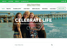 Tablet Screenshot of abbeyfh.com